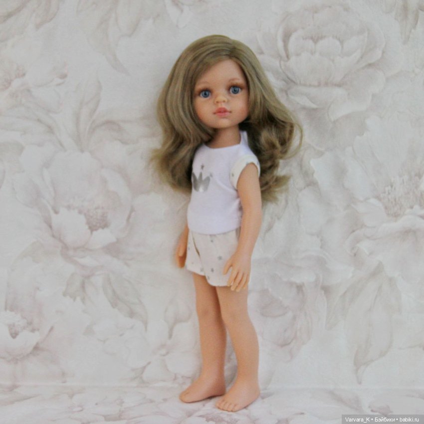 Paola Reina, кукла Карла в пижаме, голубые глаза, 32 см, № 2, арт 13211 (фото 5)