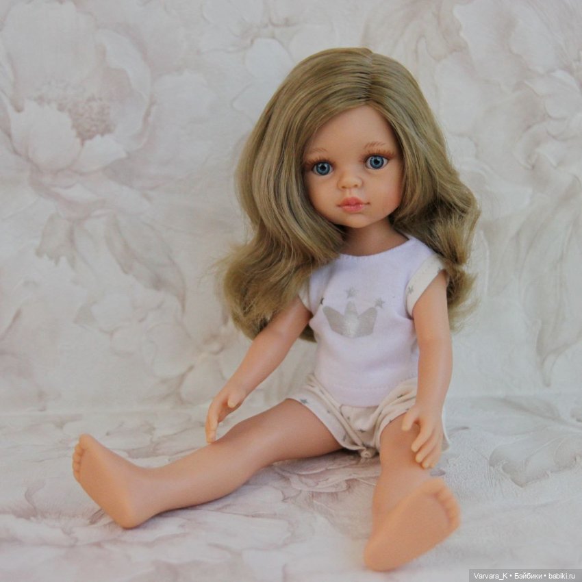 Paola Reina, кукла Карла в пижаме, голубые глаза, 32 см, № 2, арт 13211 (фото 8)
