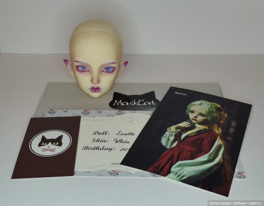 Голова Maskcat Doll Lisette ver.1 (white skin)