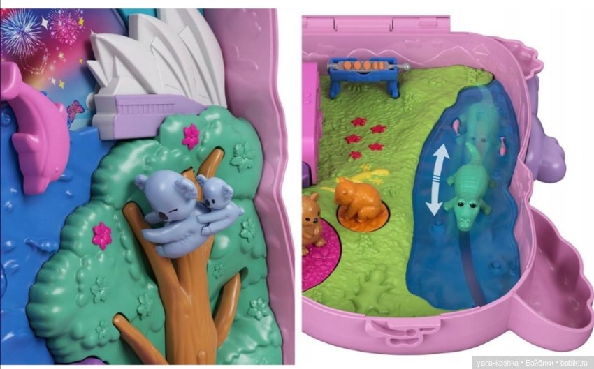 Домик polly pocket коала — Миниатюра для кукол (фото 4)
