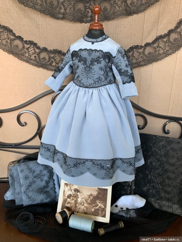 Платье для антикварной куклы (фото 6)