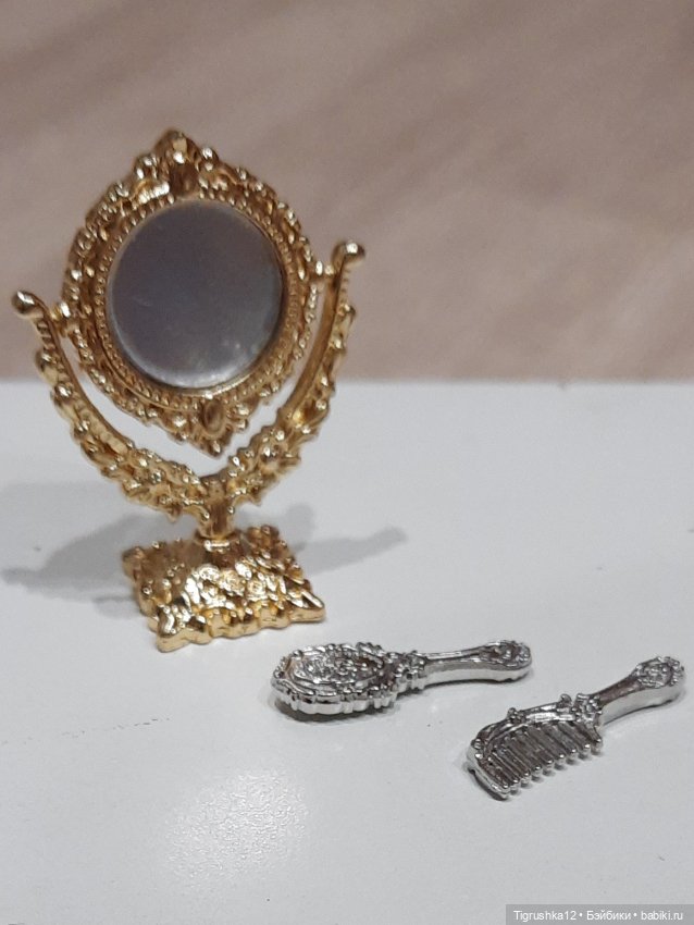 Зеркало — Миниатюра для кукол (фото 3)