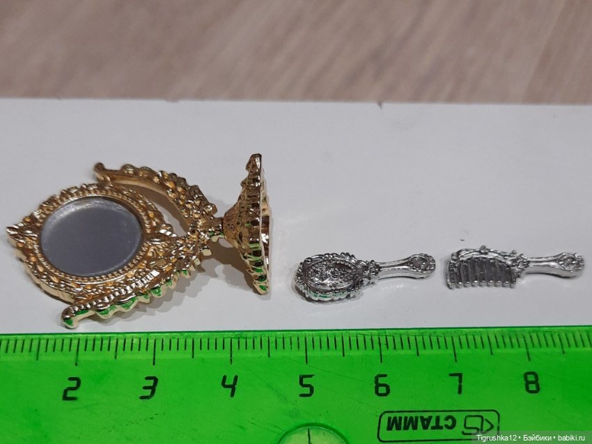 Зеркало — Миниатюра для кукол (фото 5)