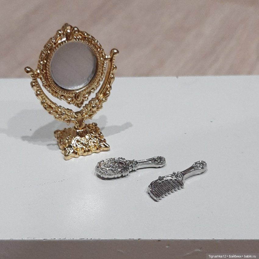 Зеркало — Миниатюра для кукол (фото 4)