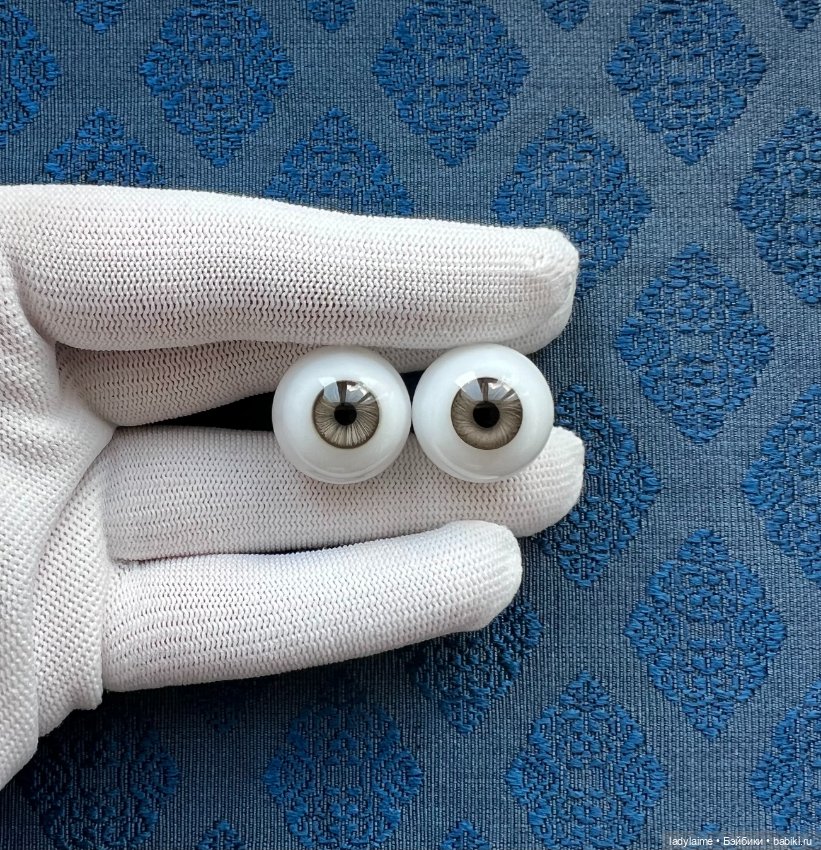 Антикварные глаза, живой взгляд, стекло Лауша - К5- 20/9 мм