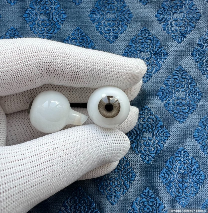 Антикварные глаза, живой взгляд, стекло Лауша - К5- 20/9 мм (фото 2)