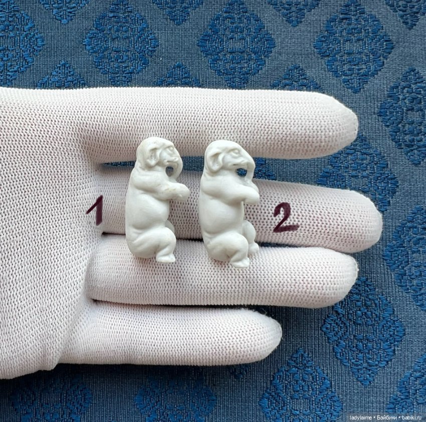 Антикварные фигурки Слоники