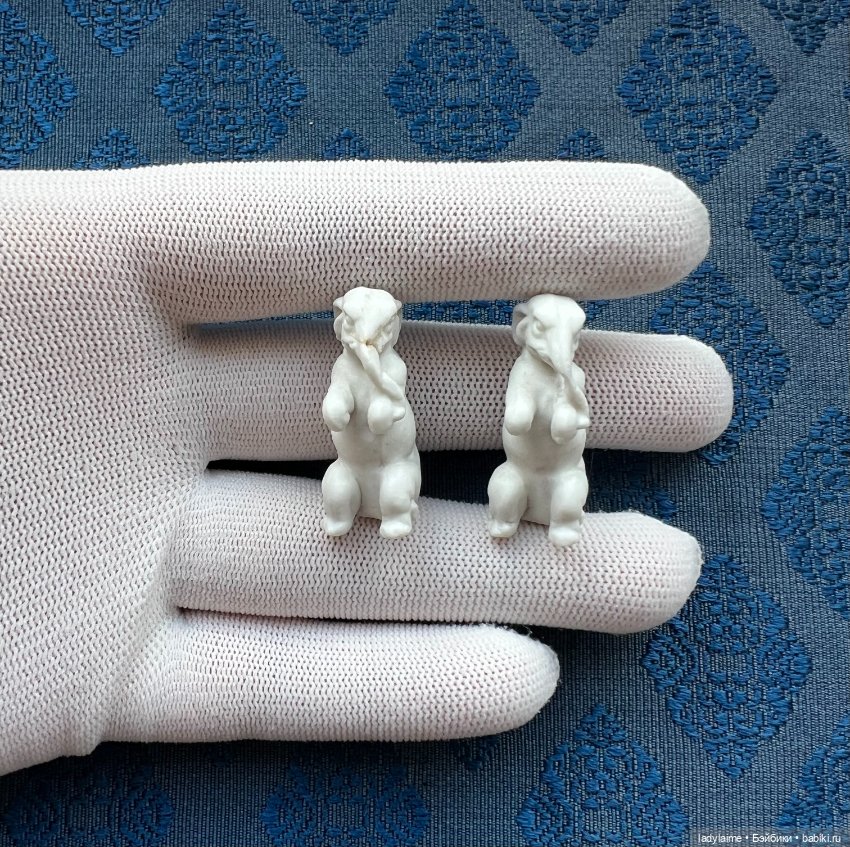 Антикварные фигурки Слоники (фото 3)