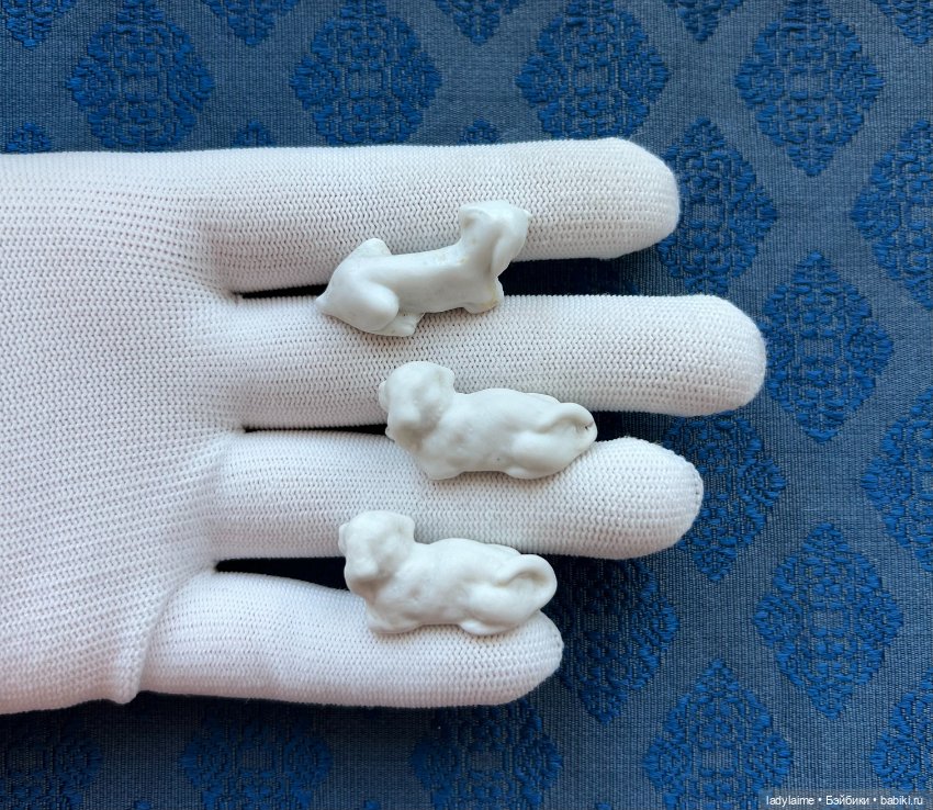 В НАЛИЧИИ - № 1! Антикварные фигурки Собачки (фото 3)