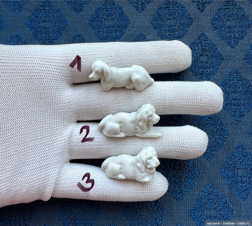 В НАЛИЧИИ - № 1! Антикварные фигурки Собачки