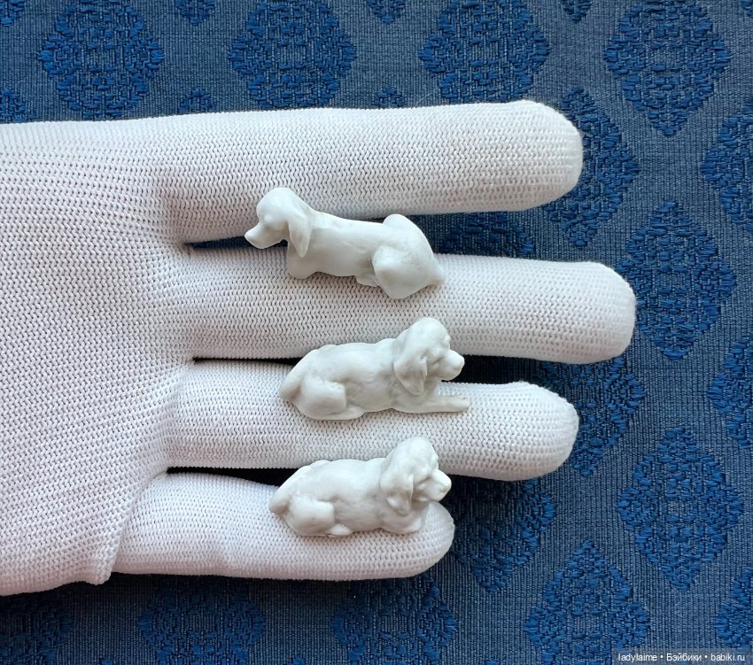 В НАЛИЧИИ - № 1! Антикварные фигурки Собачки (фото 2)