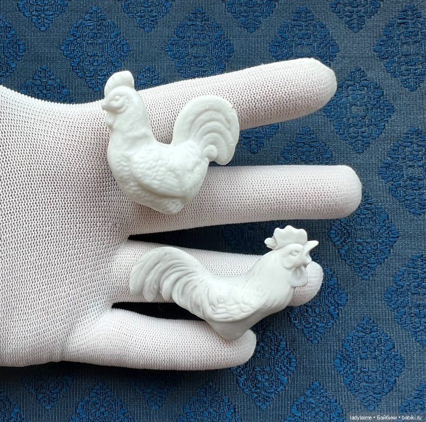 Антикварная фигурка - Петух (фото 3)