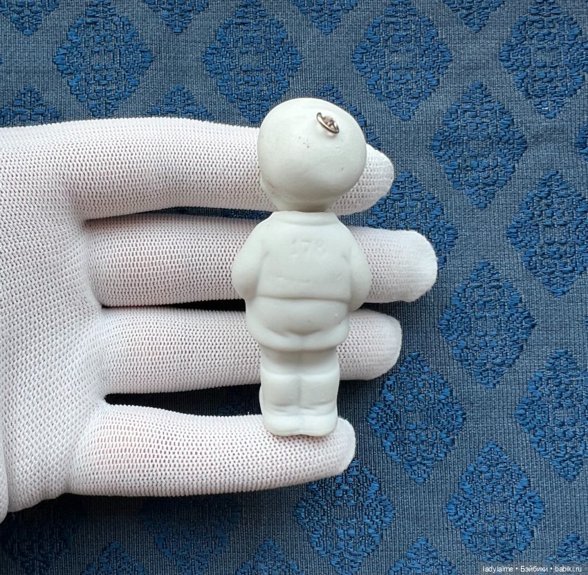 Антикварная фигурка с поворотной головой (ноддер) - 7 см (фото 3)