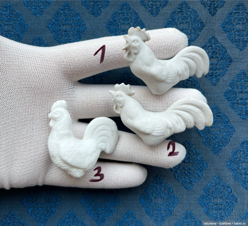 Антикварная фигурка - Петух (фото 2)