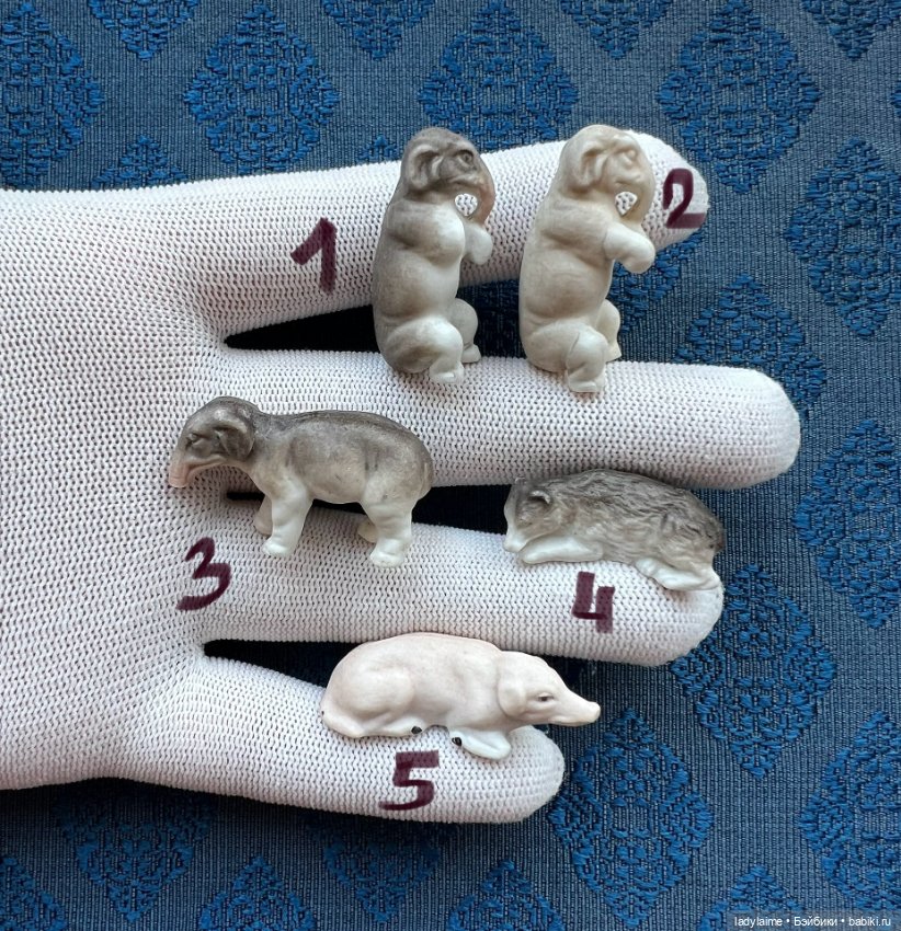 Антикварные фигурки Животные