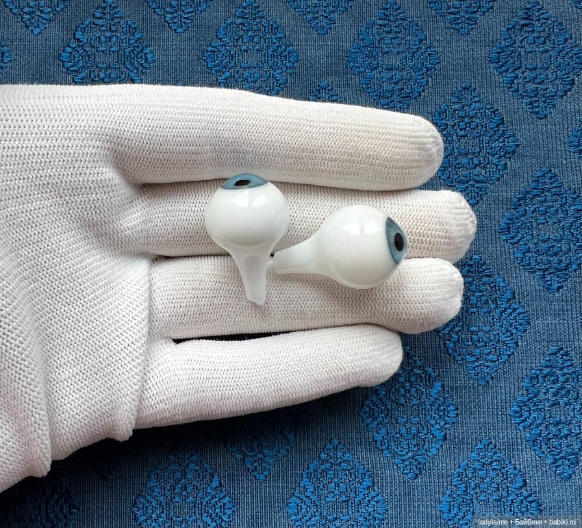 Антикварные глаза стекло Лауша - 120 - 18/10 мм (фото 2)