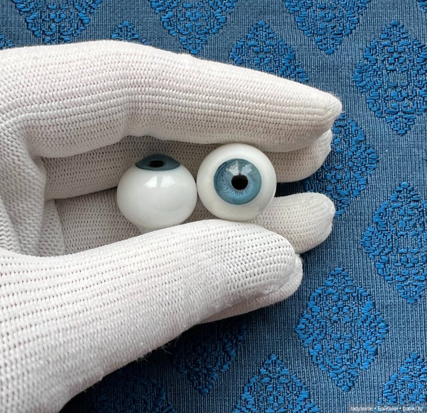 Антикварные глаза стекло Лауша - 120 - 18/10 мм (фото 3)