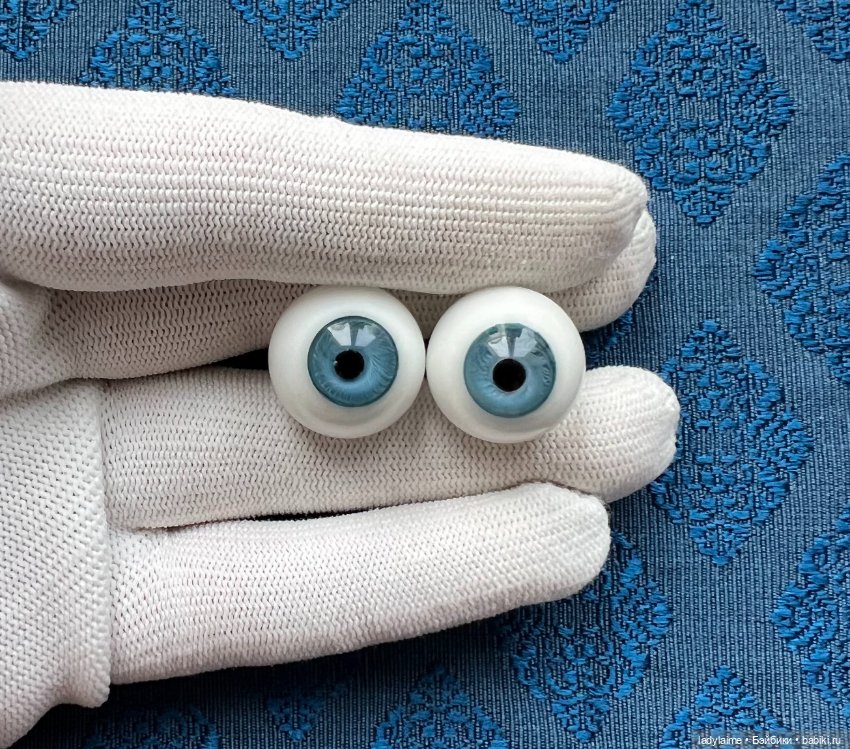 Антикварные глаза стекло Лауша - 120 - 18/10 мм