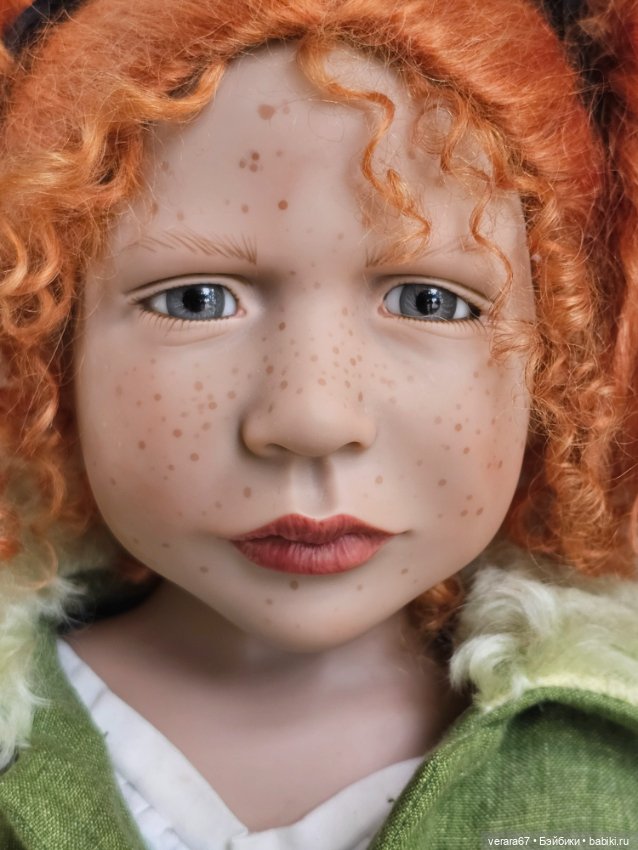 Рыжая красотка Amalia Zwergnase. Art doll 2005 год