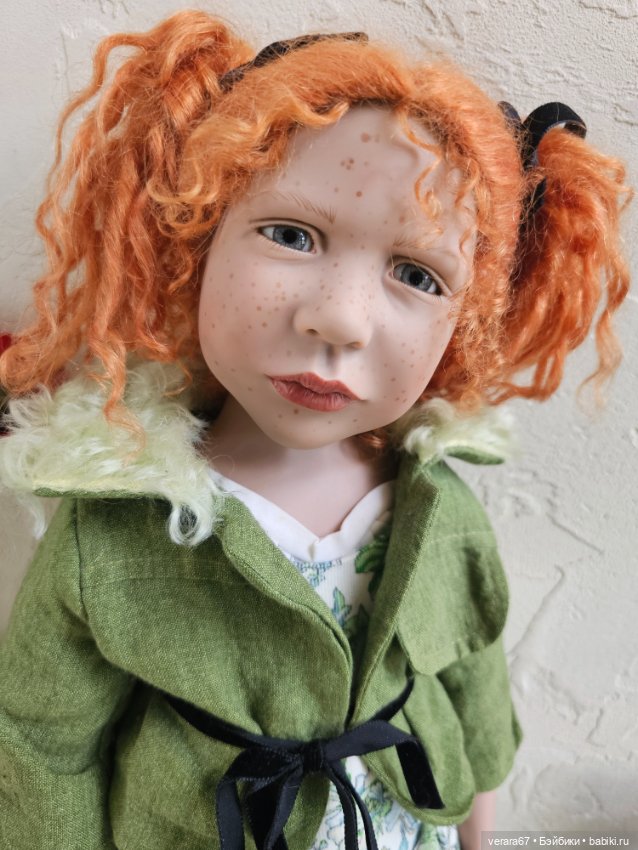 Рыжая красотка Amalia Zwergnase. Art doll 2005 год (фото 7)