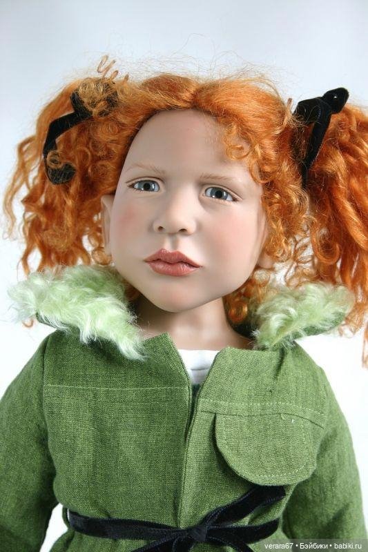 Рыжая красотка Amalia Zwergnase. Art doll 2005 год (фото 2)