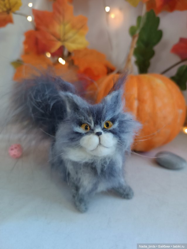 Злючка, котик для Паолы — Авторские игрушки