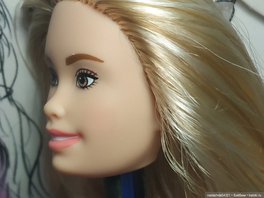 Голова Барби Фашионистас 208 петит (фото 5)