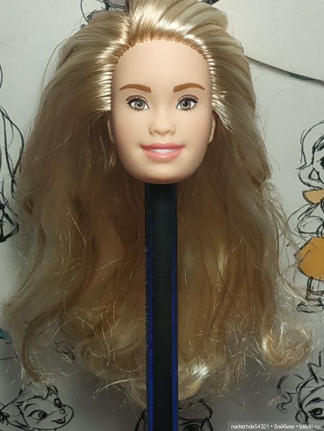 Голова Барби Фашионистас 208 петит