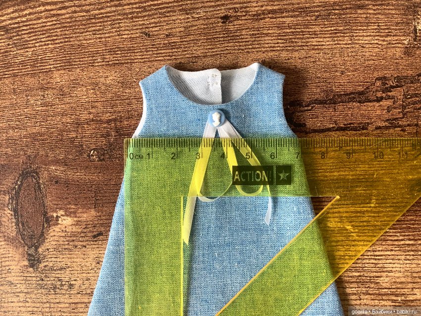 Платье трапеция для бжд YoSD тини (фото 6)