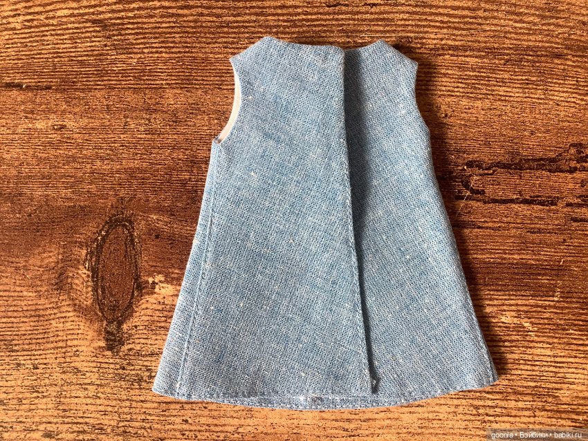 Платье трапеция для бжд YoSD тини (фото 3)