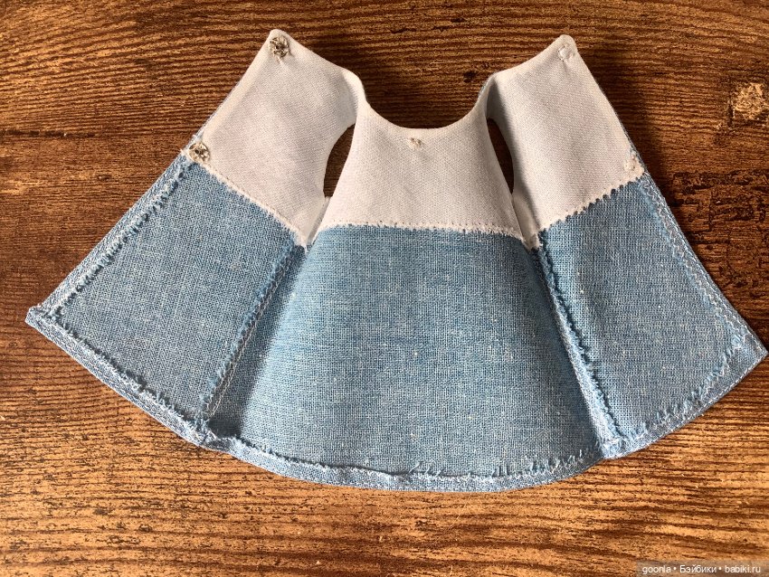 Платье трапеция для бжд YoSD тини (фото 4)