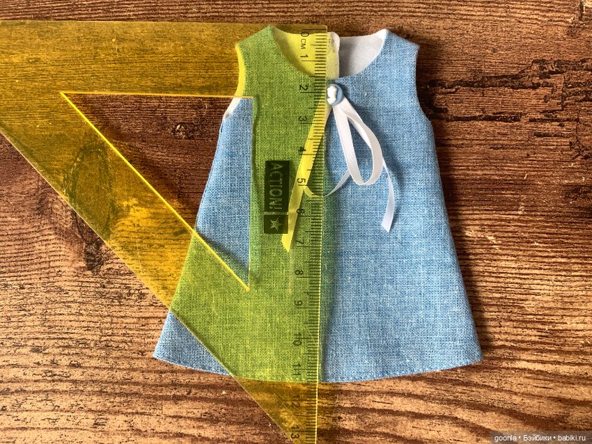 Платье трапеция для бжд YoSD тини (фото 5)