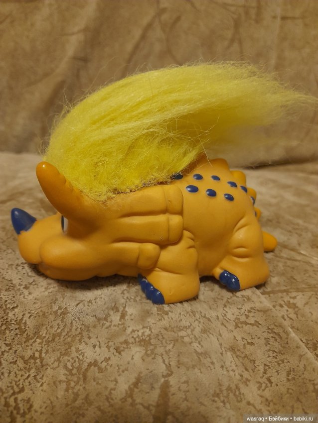Тролль динозаврик — Винтажные куклы и игрушки детства (фото 5)