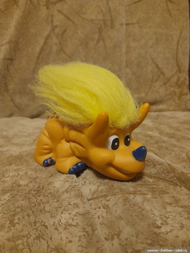 Тролль динозаврик — Винтажные куклы и игрушки детства (фото 2)