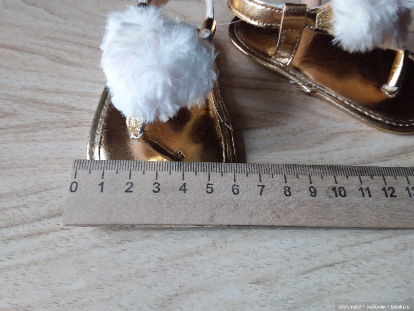 Сандалии для большой куклы (фото 4)