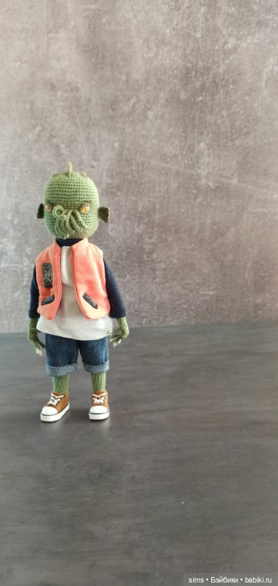 Вязаный Ктулху Морган — Авторские куклы (фото 8)