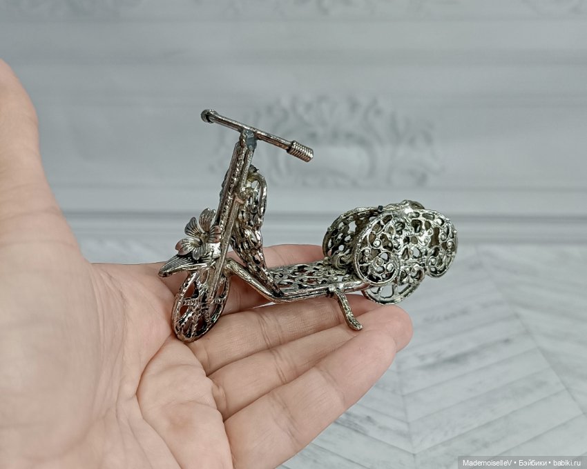 Мопед мельхиор филигрань — Коляски