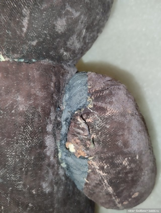 Мишка плюшевый СССР Довоенный (фото 6)