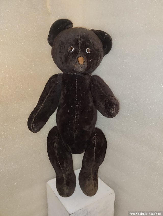 Мишка плюшевый СССР Довоенный (фото 3)