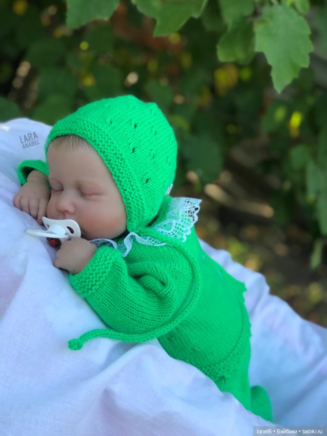 Комплект вязаный «Бантики» (фото 6)