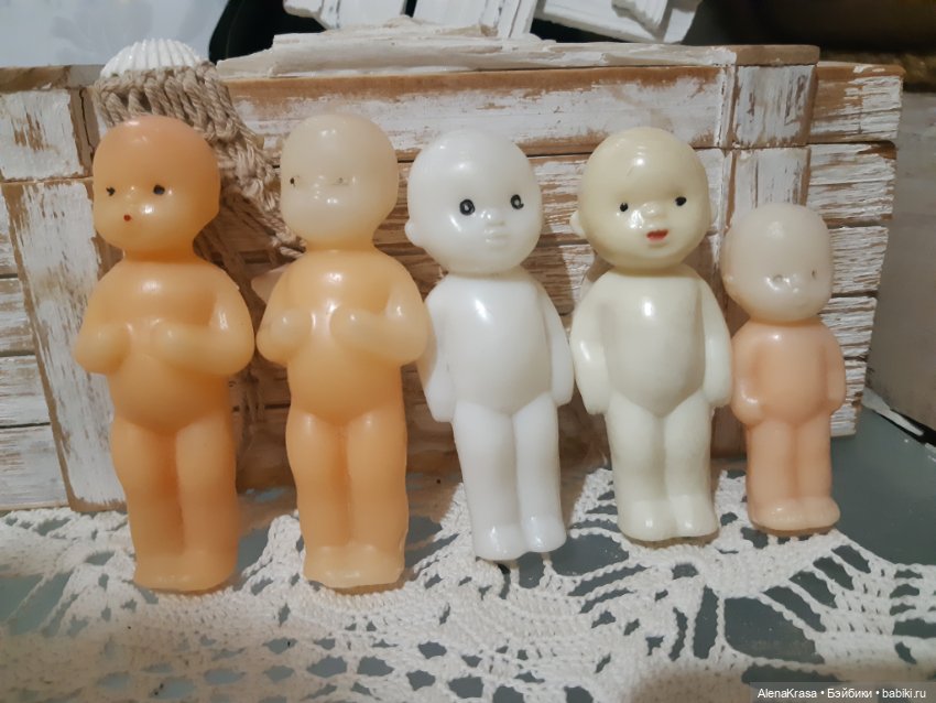 Лот пупсиков СССР — Винтажные куклы и игрушки детства