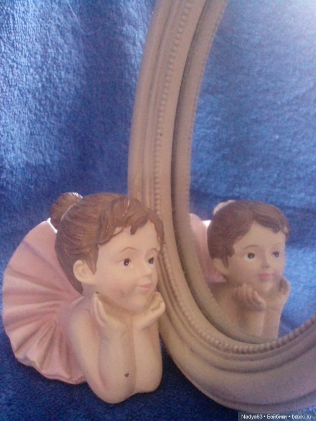 Зеркало под старину — Кукольная мебель (фото 3)