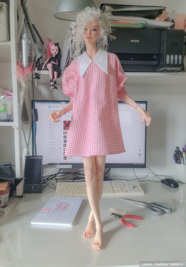 Платья для 1/3 bjd Dollshe Craft