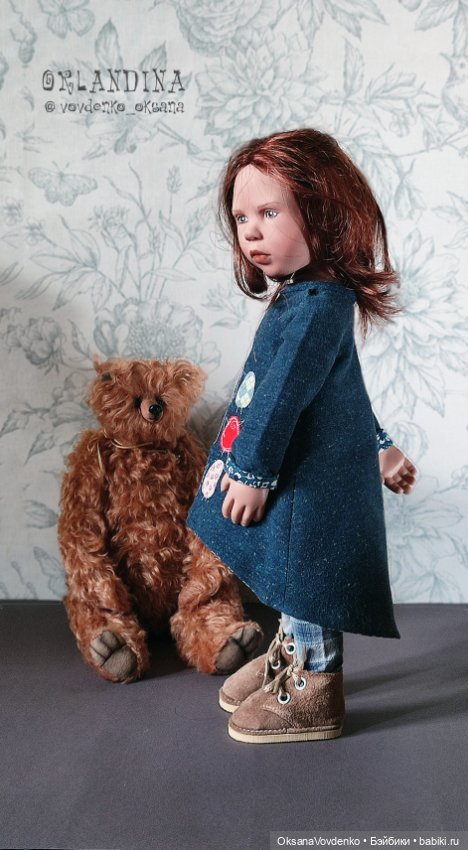 Зелёный шум" аутфит для Цвергов 45 см от Орландины (фото 5)