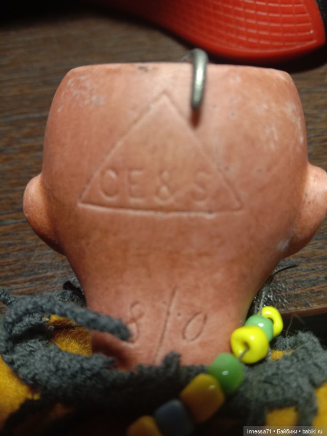 Антикварные куклы-индейцы,пара, продажа только лотом (фото 4)