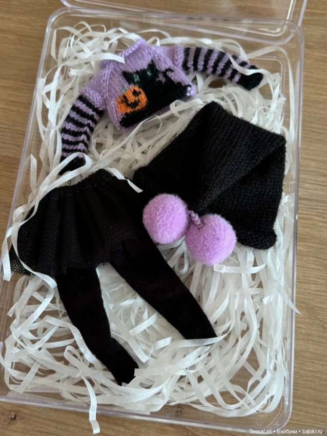 Классный наряд на Хэллоуин для 1/8 бжд тиников типо Лати Lati, Медовушек, Meadow, Пукифи Pukifee и (фото 2)