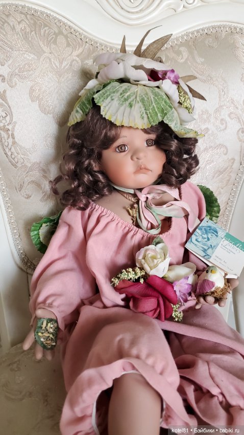 Linda Valentino Michael кукла фарфоровая коллекционная (фото 6)