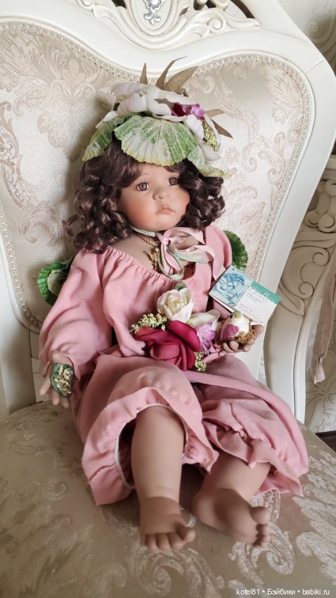 Linda Valentino Michael кукла фарфоровая коллекционная (фото 5)