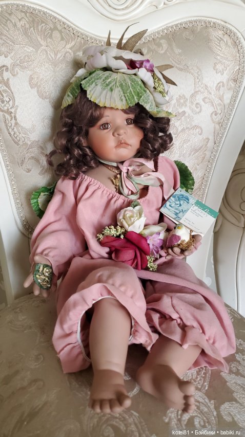 Linda Valentino Michael кукла фарфоровая коллекционная (фото 9)
