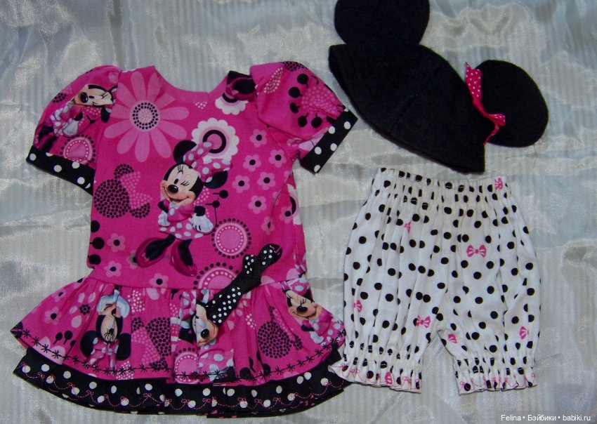 На куклу Kidz'n'Cats, 46 см., костюм "Mickey Mouse"